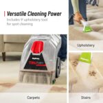 TruDeep Cleaner Carpet Cleaner: Versatile Cleaning Power includes 9' upholstery tool for spot cleaning. Carpets. Upholstery. Stairs.