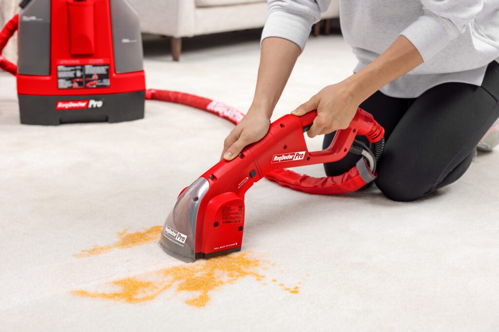 How to Clean Carpet Stains:  The First Time