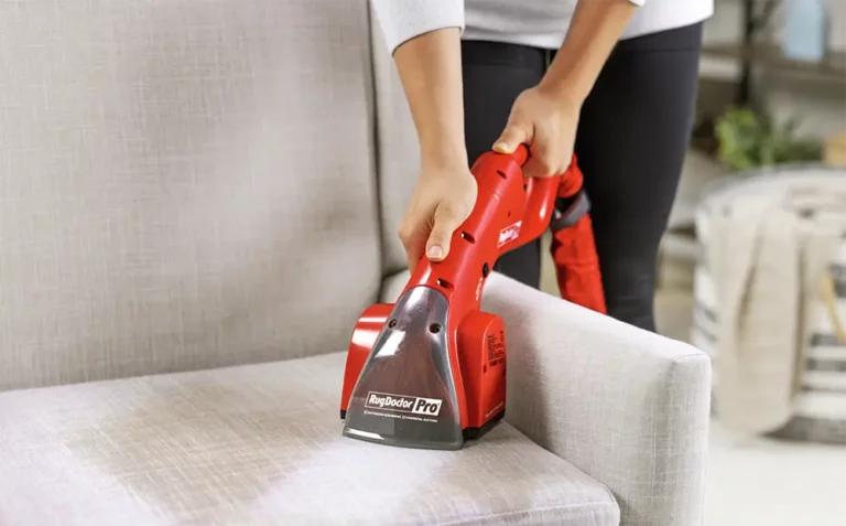 Carpet cleaning step 4